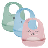 Babador Silicones Buba Bebê Bolso Pega Migalhas Impermeável