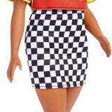 Barbie Boneca Fashionista, Curvilínea, Cabelo Longo Com Mechas E Blusa Chamativa