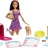 Barbie Conjunto de Brinquedo Adota um Cachorrinho