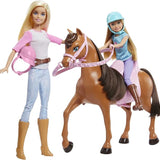 Barbie, Conjunto de Brinquedo, Aprendendo a Montar a Cavalo com Boneca Stacie, Boneca Barbie, Cavalo e Acessórios