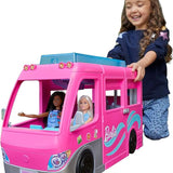 Barbie Estate Conjunto de Brinquedo Trailer dos Sonhos com 7 áreas de brincadeiras e mais de 60 peças