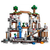 Blocos de Montar Minecraft Mina Sombria 1013 peças