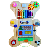Painel Sensorial Monessori formato Urso