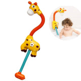 Chuveirinho Intantil Hora Banho Bebê Girafa Com Ventosa Buba