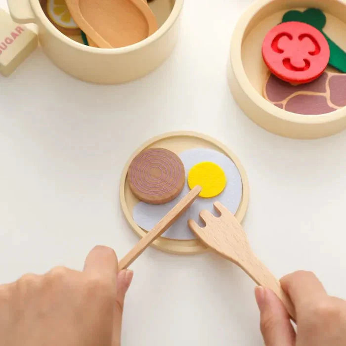 Kit Cozinha em Madeira Montessori
