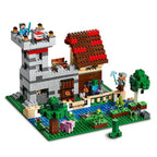 Blocos de Montar Minecraft Fortaleza Zumbi 564 peças