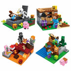 Blocos de Montar Minecraft 4 em 1 354 peças