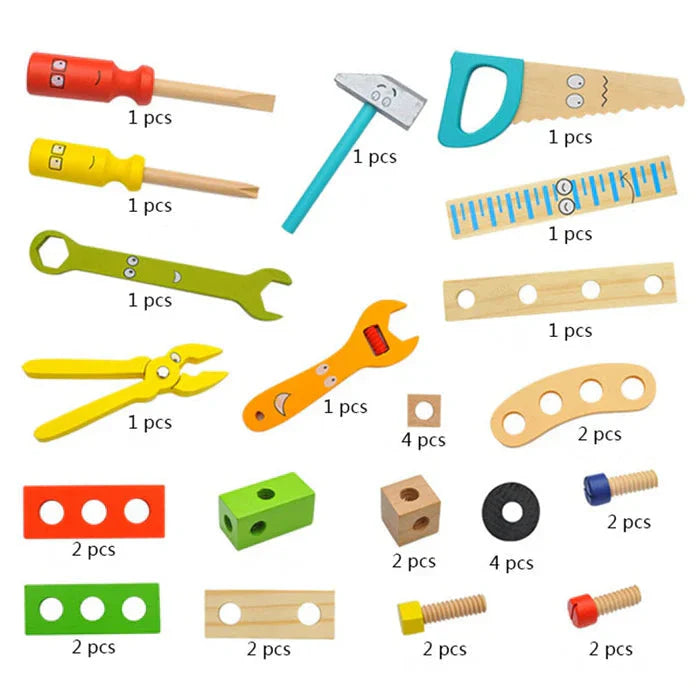 Maleta de Ferramentas Montessori