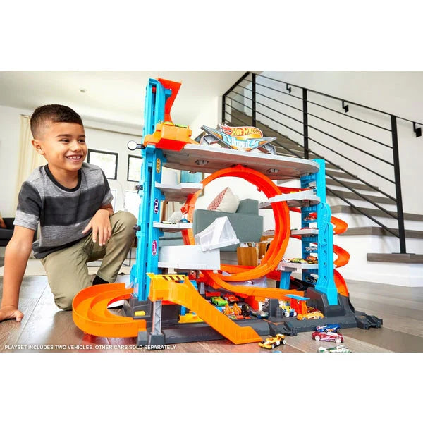Hot Wheels City Ultimate Garage com Ataque de Tubarão