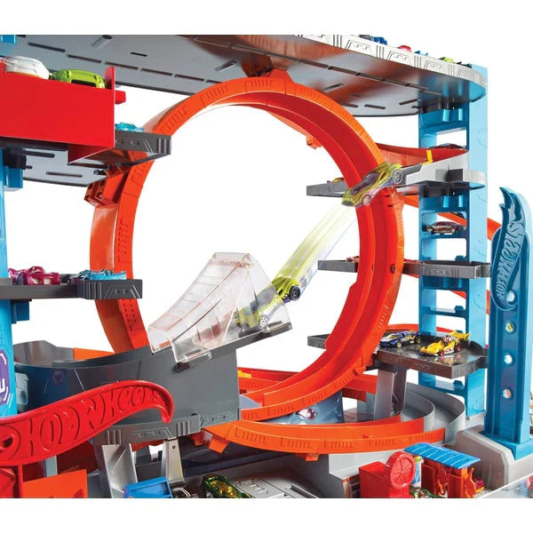 Hot Wheels City Ultimate Garage com Ataque de Tubarão