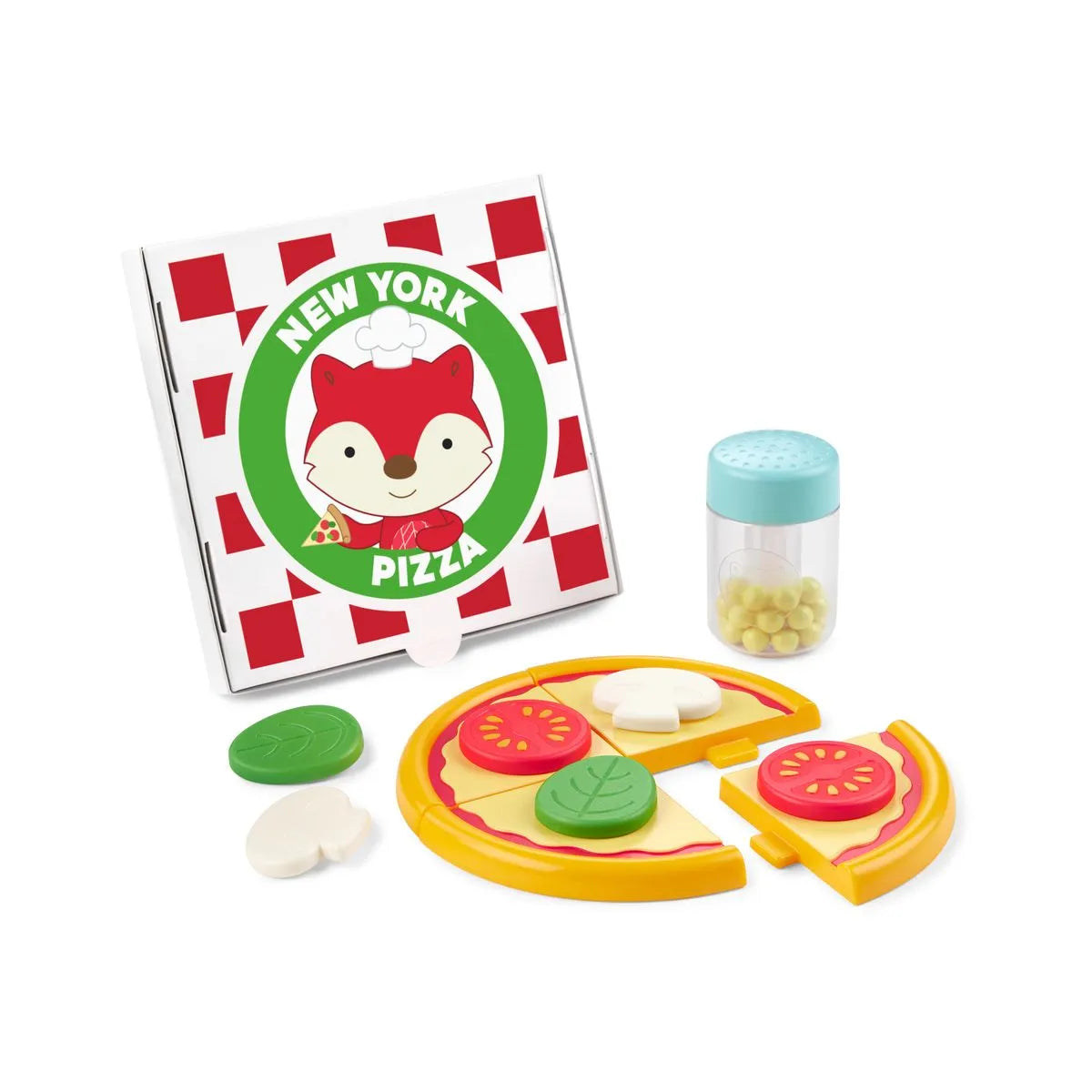 Brinquedo Infantil Interativo Coleção Comidinhas Kit Monte sua Pizza Skip Hop