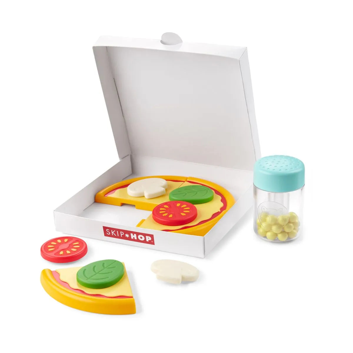 Brinquedo Infantil Interativo Coleção Comidinhas Kit Monte sua Pizza Skip Hop