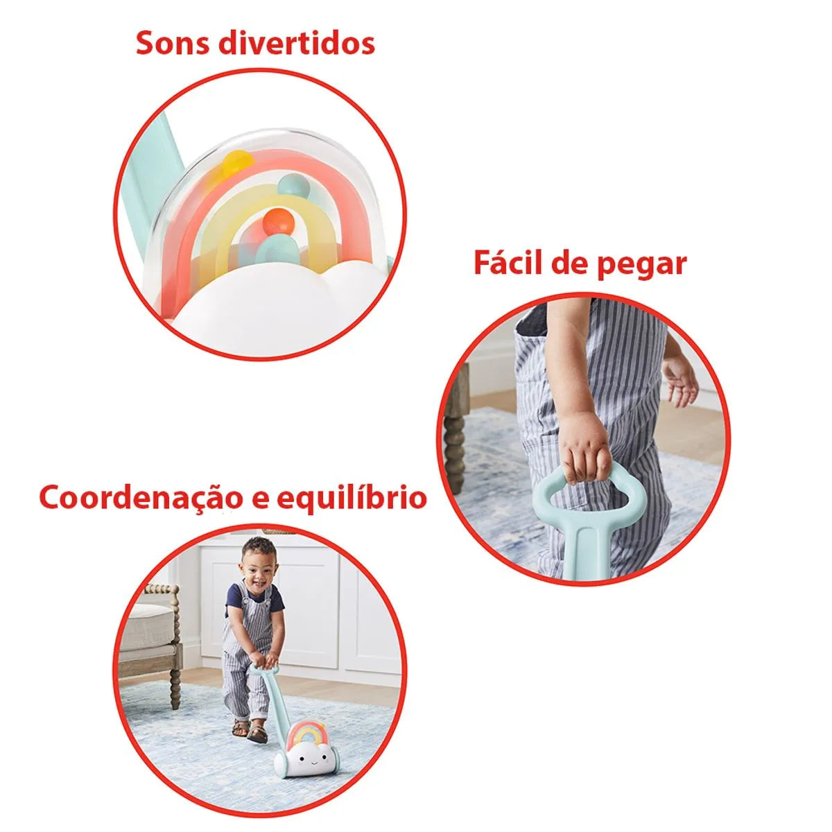 Brinquedo Interativo de Empurrar Nuvem Skip Hop