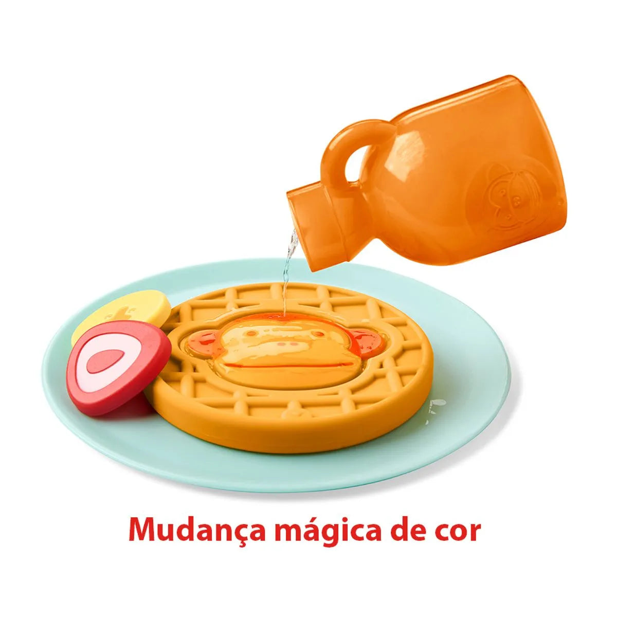 Brinquedo Infantil Interativo Coleção Comidinhas Kit Monte seu Waffle Skip Hop