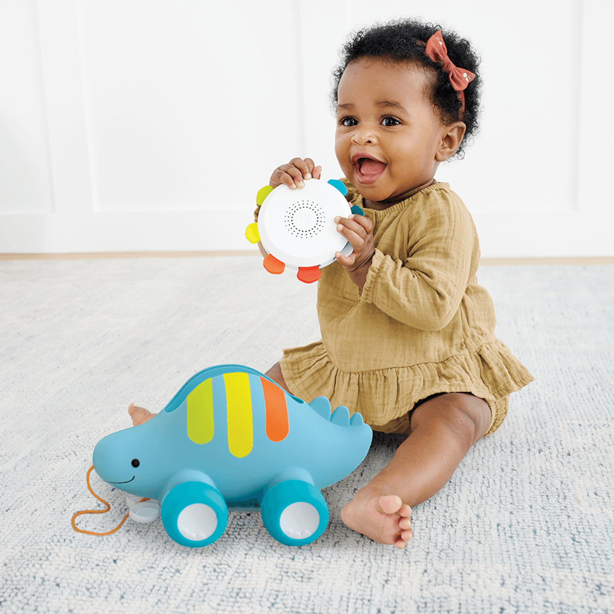 Brinquedo Infantil Musical Tamborim Dino Skip Hop