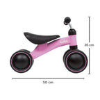 Bicicleta de Equilíbrio Rosa Buba