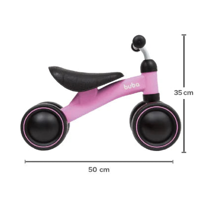 Bicicleta de Equilíbrio Rosa Buba