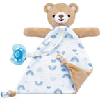 Naninha com Prendedor de Chupeta Urso Azul Buba