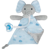 Naninha Para Bebê Pelúcia Antialérgica Elefante Azul Buba
