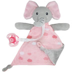 Naninha Para Bebê Pelúcia Antialérgica Elefante Rosa Buba