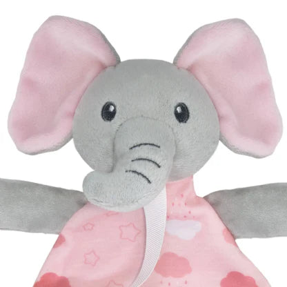 Naninha Para Bebê Pelúcia Antialérgica Elefante Rosa Buba