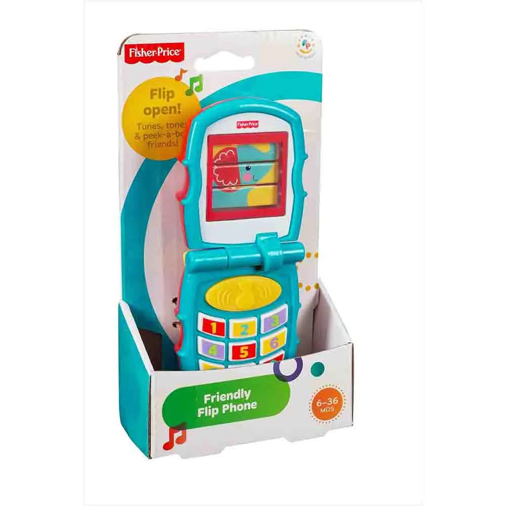 Celular Infantil Animais Abre e Fecha Unissex Azul e Vermelho Fisher-Price