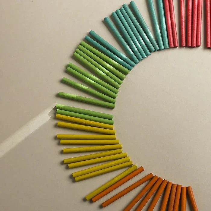Brinquedo Matemático Montessori Varas e Formas para Aprendizagem Precoce