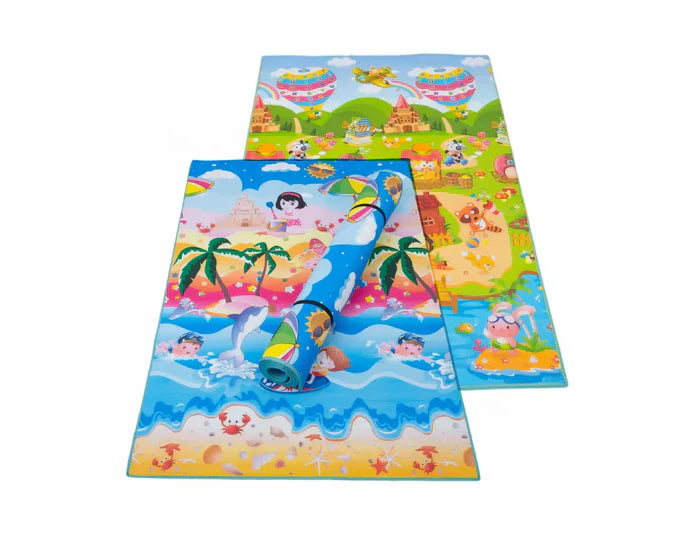 Tapete de Atividades Colorido Dupla Face 180×120 Festa da Princesa – Ibimboo