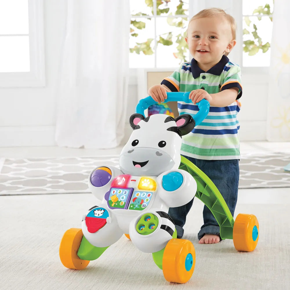 Andador com Atividades Zebrinha com Luzes e Sons  Fisher Price