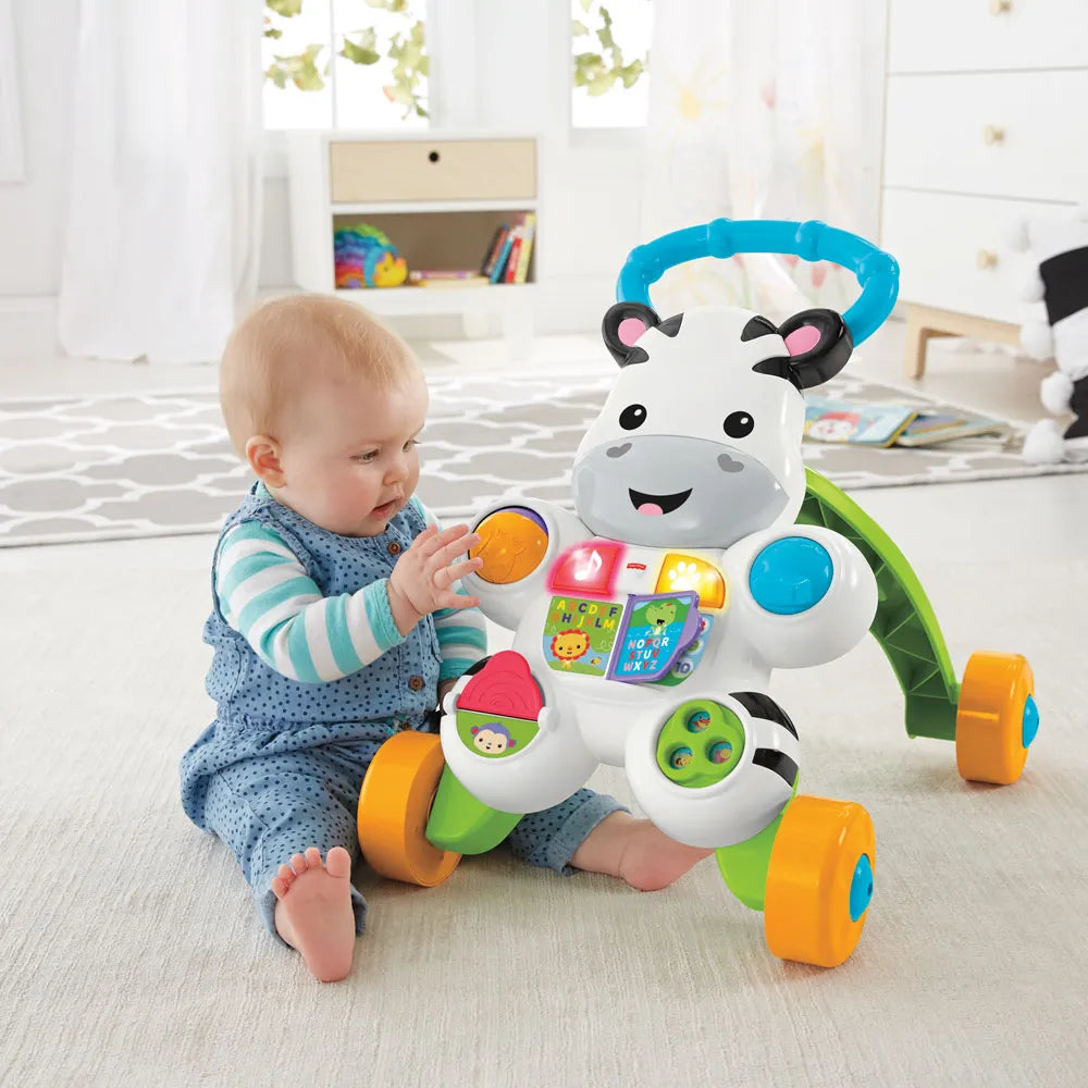 Andador com Atividades Zebrinha com Luzes e Sons  Fisher Price