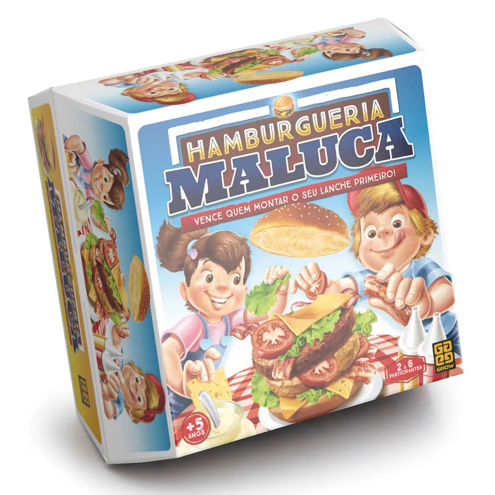 Jogo de Tabuleiro Hamburgueria Maluca, Grow