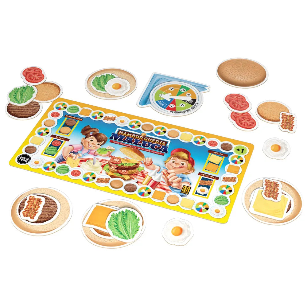 Jogo de Tabuleiro Hamburgueria Maluca, Grow
