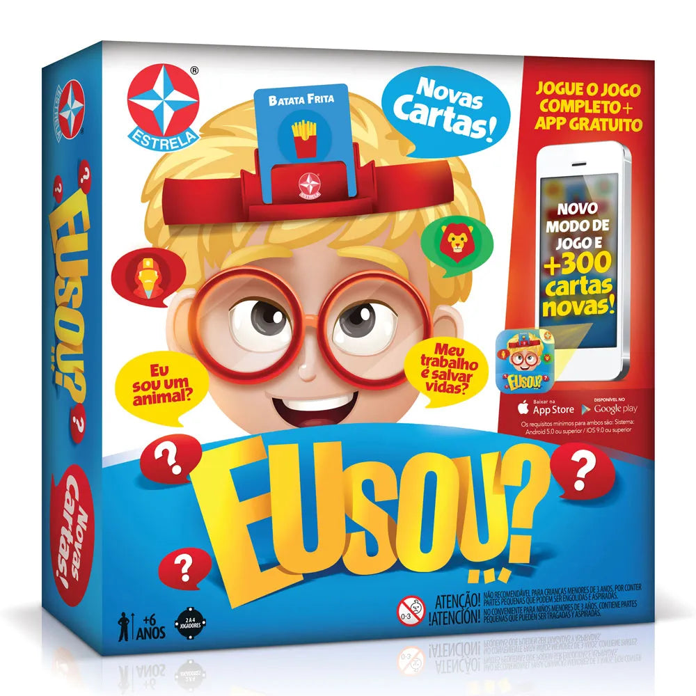 Jogo Eu Sou? Novas Cartas e App