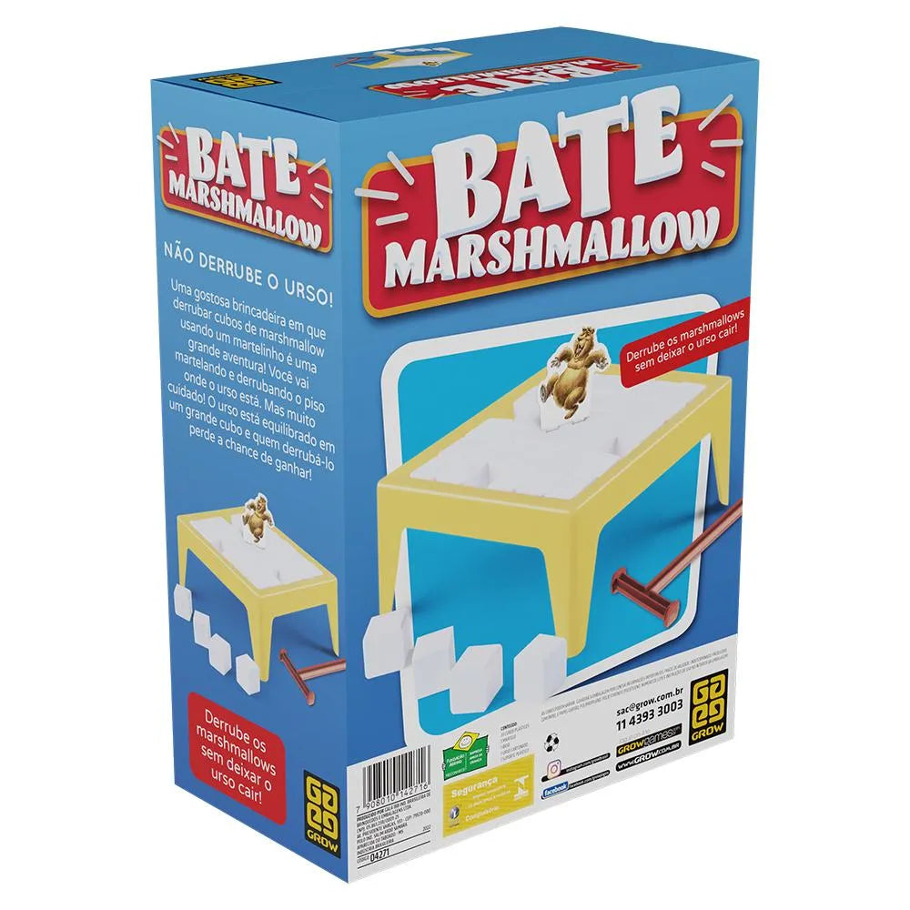Jogo Clássico Bate Marshmallow 2 ou Mais Jogadores Grow