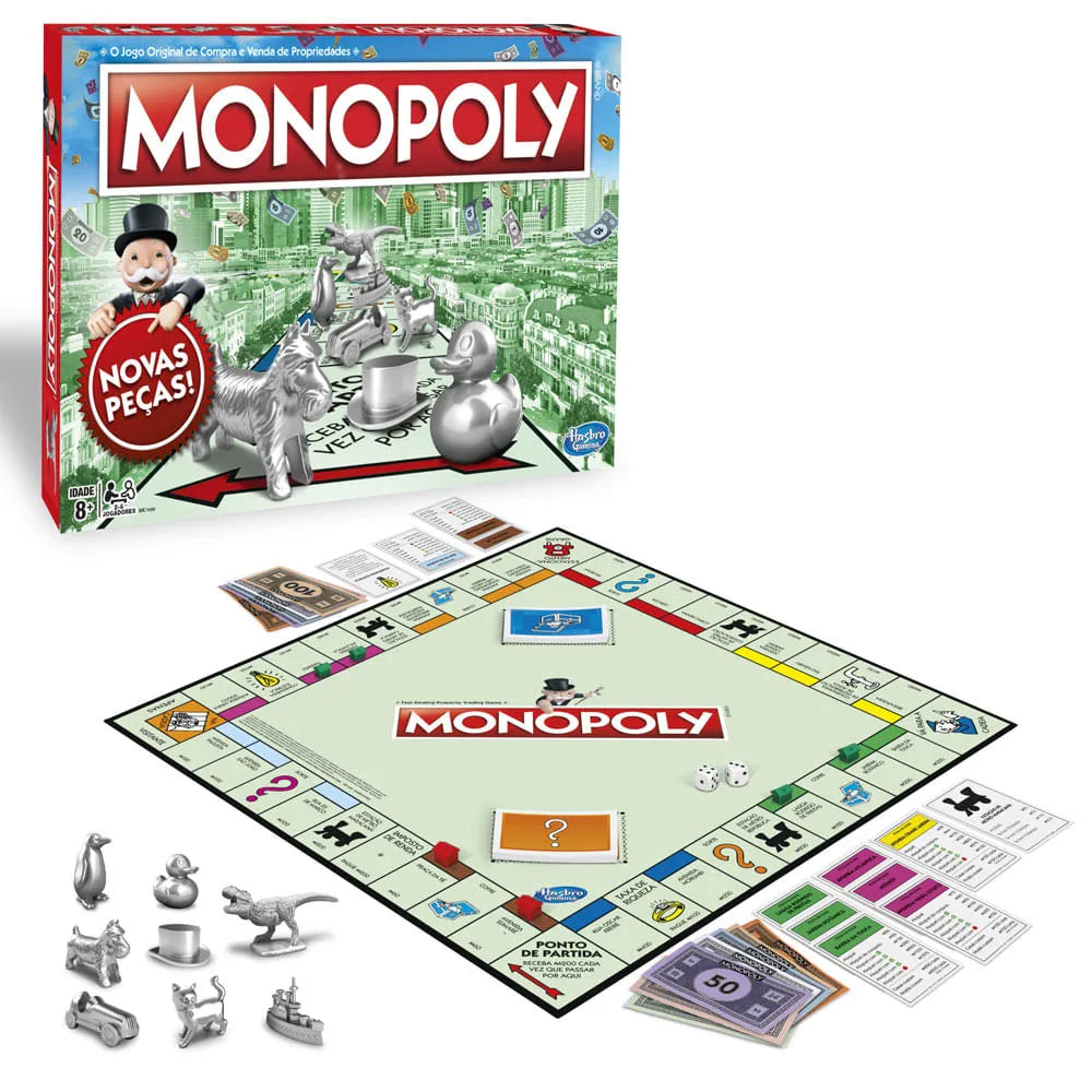 Jogo Monopoly Tabuleiro Hasbro