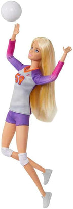 Barbie Profissões Boneca Jogadora de Vôlei Articulada