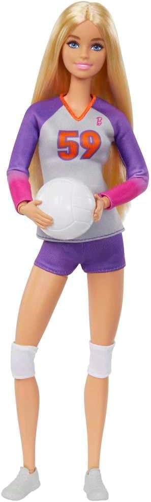 Barbie Profissões Boneca Jogadora de Vôlei Articulada
