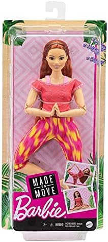 Boneca Barbie Feita para Mexer Ruiva To Move Articulada