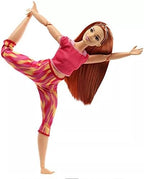 Boneca Barbie Feita para Mexer Ruiva To Move Articulada