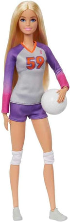 Barbie Profissões Boneca Jogadora de Vôlei Articulada