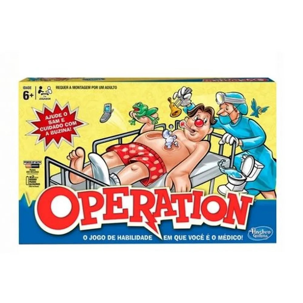 Jogo Operando Clássico, Hasbro