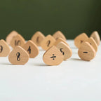 Brinquedo Matemático Montessori Varas e Formas para Aprendizagem Precoce