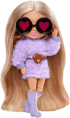 Boneca Barbie Extra Mini Roupa Lilás