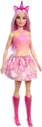 Barbie Um Toque de Mágica, Boneca Saia de Unicórnio de Sonho Rosa