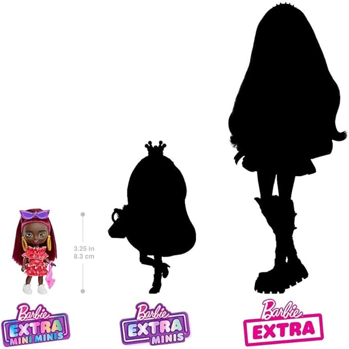 Barbie Extra Mini Minis Vestido com Beijos