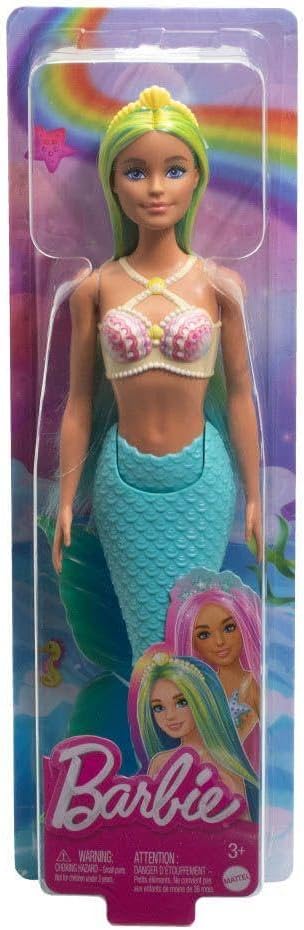 Barbie Fantasia Sereia com Cabelo Azul e Amarelo