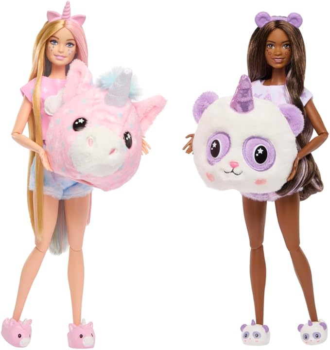 Barbie Cutie Reveal Conjunto de Brinquedo Festa do Pijama