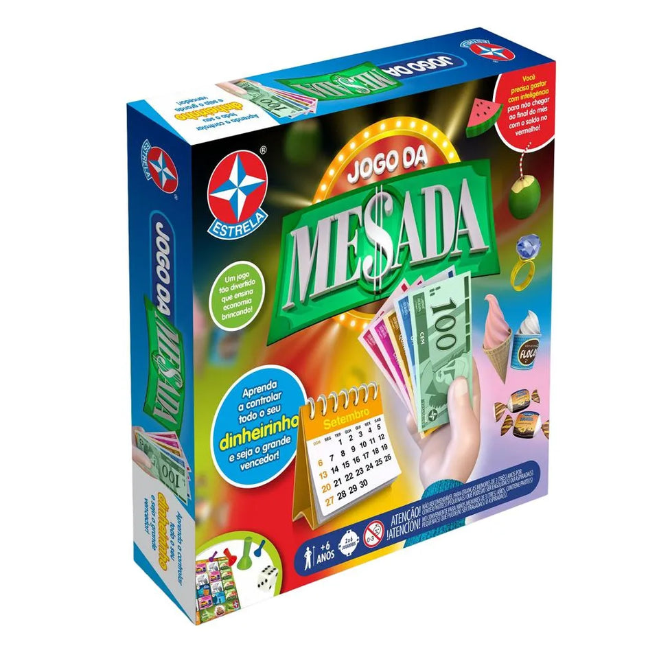 Jogo Educativo Jogo da Mesada 2 a 6 Jogadores, Estrela