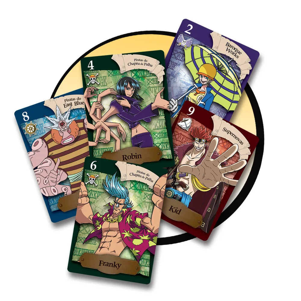 Jogo De Cartas One Piece 55 Cartas Ilustradas  de 2 a 5 Jogadores