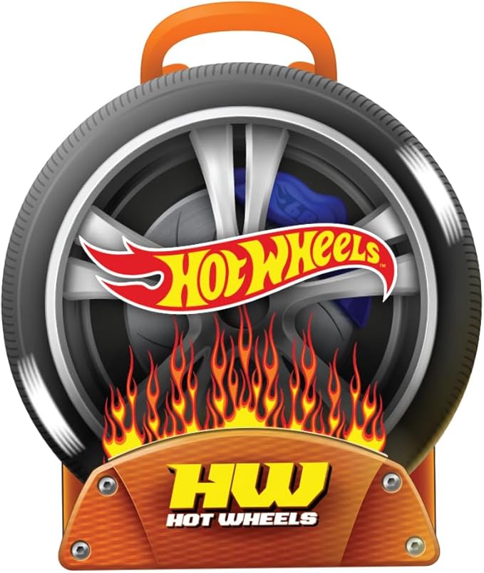 Hot Wheels Porta Carrinho Roda Metálica